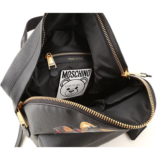 Moschino Plecak dla Kobiet, czarny, Poliuretan, 2019  Moschino One Size RAFFAELLO NETWORK