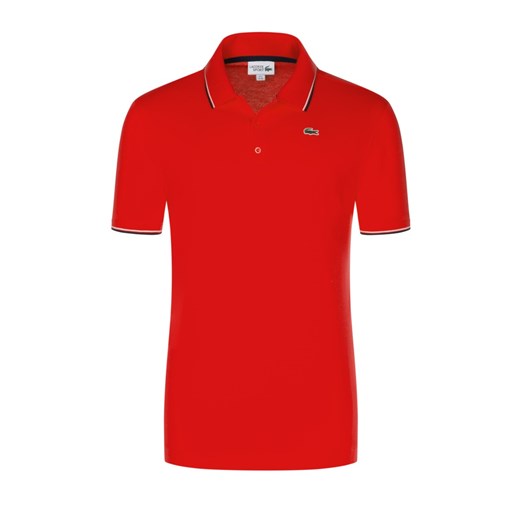 plussize:Lacoste, Koszulka polo w 100% z bawełny Czerwony Lacoste  4XL Hirmer DUŻE ROZMIARY