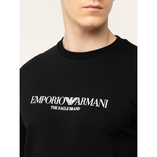 Emporio Armani bluza męska z napisami 