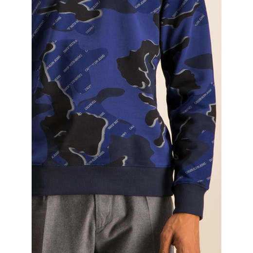 Bluza męska Calvin Klein młodzieżowa w nadruki 
