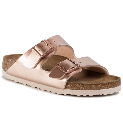 Różowe klapki dziecięce BIRKENSTOCK z tworzywa sztucznego