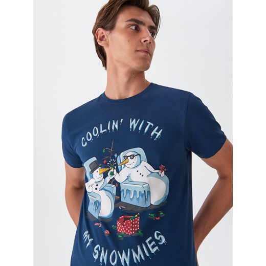 T-shirt męski House z krótkimi rękawami
