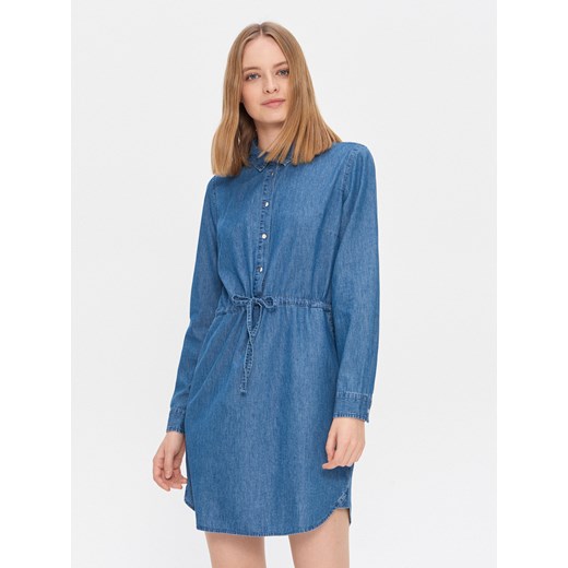 Sukienka niebieska House casual na uczelnię mini