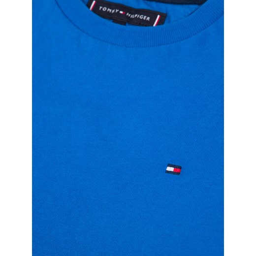 T-shirt chłopięce niebieski Tommy Hilfiger z krótkimi rękawami 