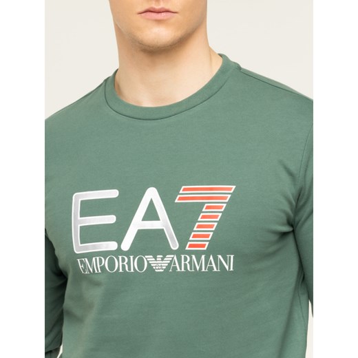 Bluza męska zielona Emporio Armani w stylu młodzieżowym 