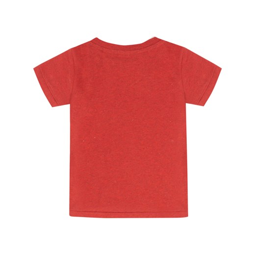 T-shirt chłopięce czerwony Pepe Jeans z krótkim rękawem 