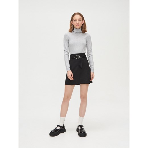 Sweter damski szary Cropp z golfem