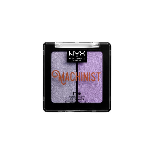 Nyx Professional Makeup Machinist Highlighting Duo Podwójny Rozświetlacz Do Twarzy Steam 2X2.8G  Nyx Professional Makeup  Drogerie Natura