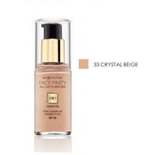Max Factor Facefinity All Day Flawless 3 W 1 Podkład Nr 33 Crystal Beige 30Ml Max Factor   Drogerie Natura