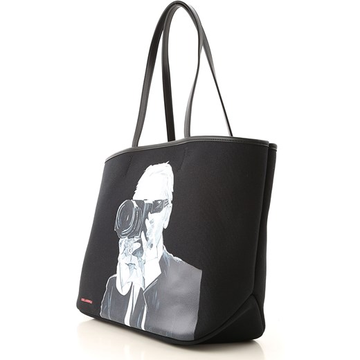 Karl Lagerfeld Torba typu Tote, czarny, Poliester, 2019  Karl Lagerfeld One Size RAFFAELLO NETWORK