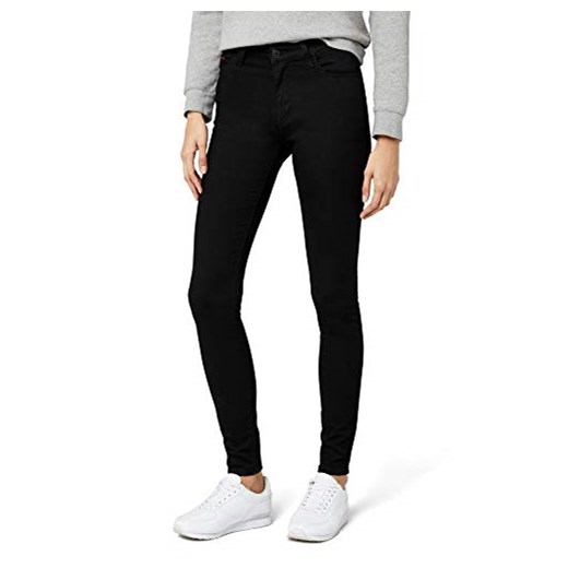 Tommy dżinsy damskie High Rise Skinny Santana Dnbst, kolor: czarny (DANA BLACK STRETCH 945)