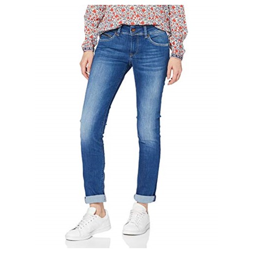Pepe Jeans damski dżinsy New brooke -  wąski niebieski (denim)