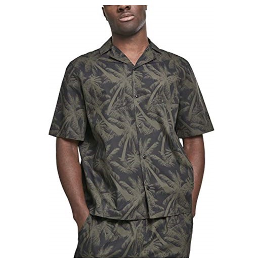 Urban Classics koszula męska, koszula rekreacyjna, wzór Resort Shirt koszula hawajska -  krój regularny m
