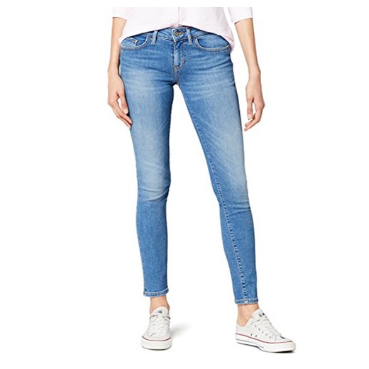 Spodnie jeansowe Tommy Hilfiger VENICE LW SARAH dla kobiet, kolor: niebieski