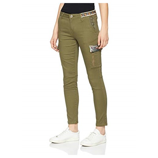 Desigual spodnie damskie Pant _ Narcissus -  zrelaksowany 40