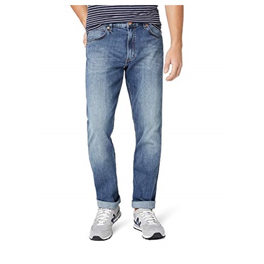 Wrangler Spodnie jeansowe mężczyźni, kolor: niebieski (Blue)