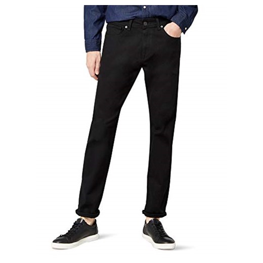 SELECTED HOMME męskie jeansy Straight, kolor: czarny (czarny)