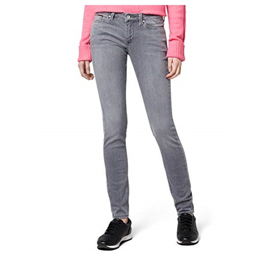 Spodnie jeansowe Hilfiger Denim dla kobiet, kolor: szary