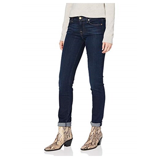 7 For All Mankind damskie spodnie jeansowe Mid Rise Roxanne -  wąski 28W / 33L