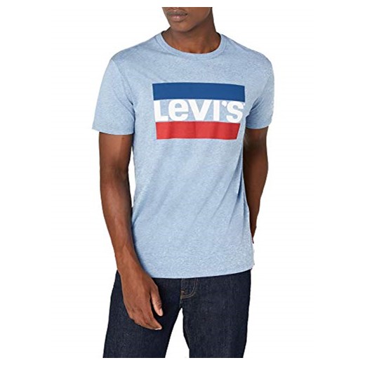 Levi's męski t-shirt sportowy logo graficzne -  krój regularny XS