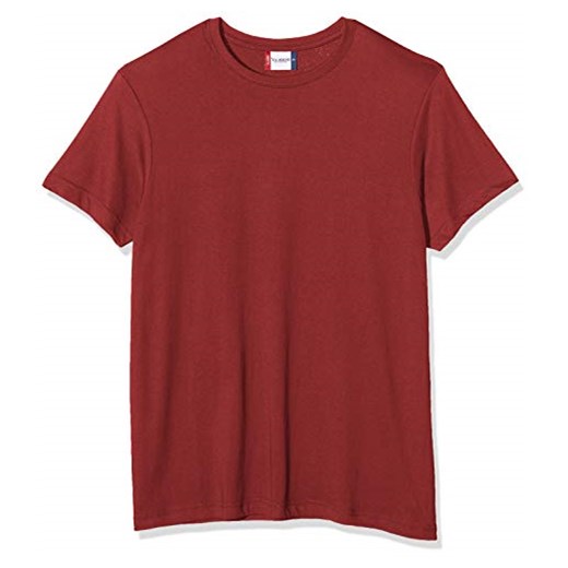 Clique T-shirt mężczyźni, kolor: czerwony (burgundy)