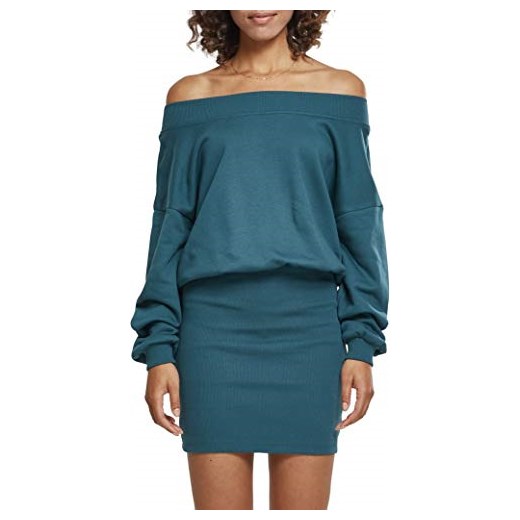 Urban Classics torebka damska sukienka Ladies Sweat Off Shoulder Dress - large