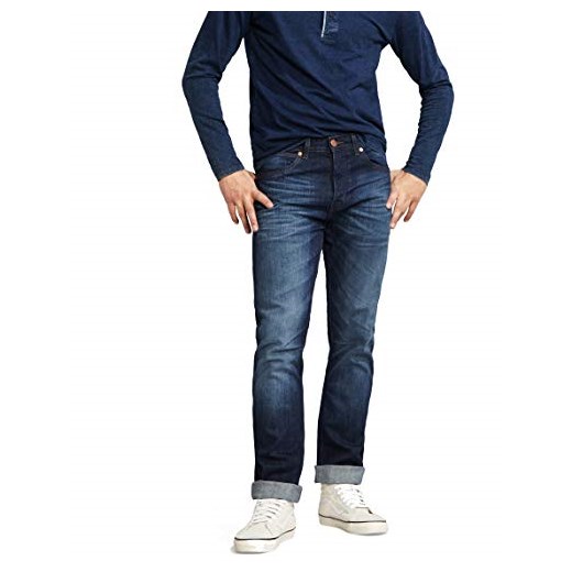 Wrangler Spencer Blue Route jeansy męskie -  wąski 36W / 34L