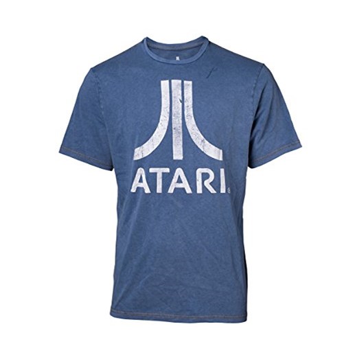 Atari T-Shirt Faux Denim T-Shirt Blue -  krój regularny