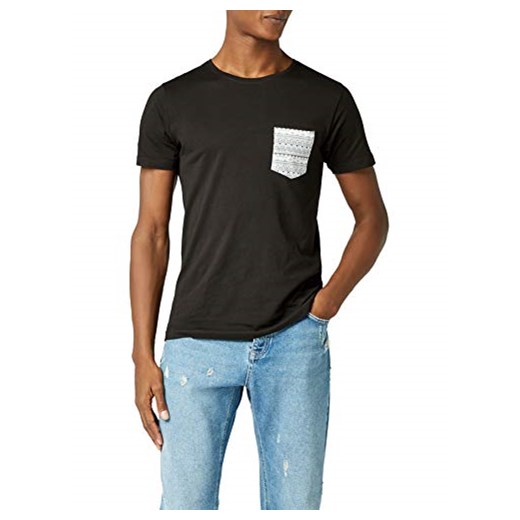 Urban Classics TB971 koszulka męska Contrast Pocket Tee -  styl casual m
