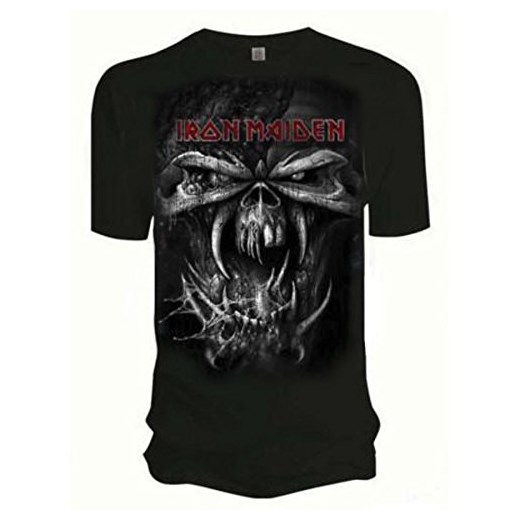 ♣ Iron Maiden męski t-shirt, Final Frontier Edden Vintage, kolor: czarny