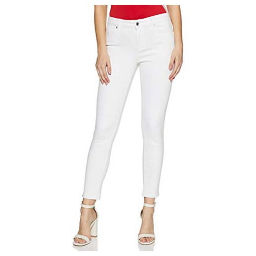 Vero Moda dżinsy damskie spodnie dżinsy vmseven NW Denim White noos -  wąski 26W / 32L