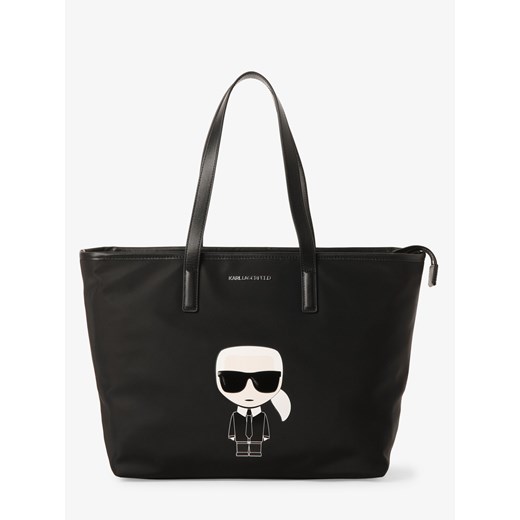 Shopper bag Karl Lagerfeld czarna wakacyjna 