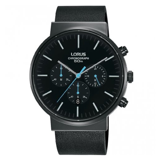 Lorus zegarek czarny analogowy 