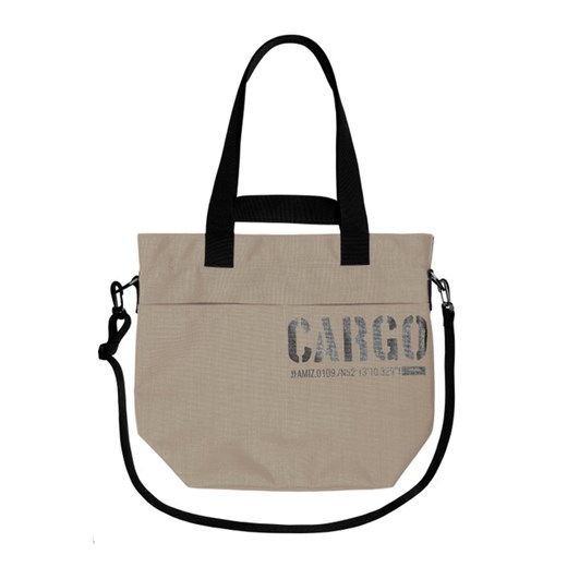 Shopper bag Cargo By Owee bez dodatków duża z nadrukiem 