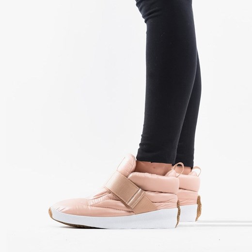 Buty sportowe damskie Sorel sneakersy bez wzorów różowe młodzieżowe płaskie 