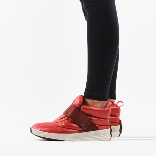 Buty sportowe damskie Sorel na rzepy na platformie gładkie na wiosnę młodzieżowe 