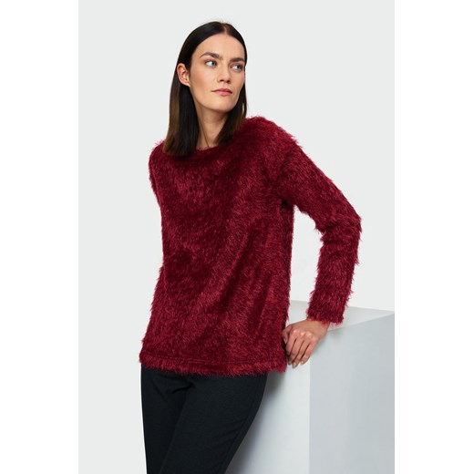 Greenpoint sweter damski na zimę bez wzorów 