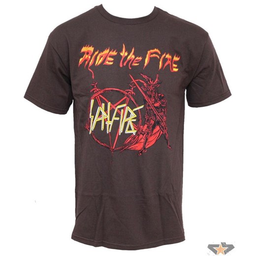 koszulka męskie SPITFIRE - Fire Show - Brown 