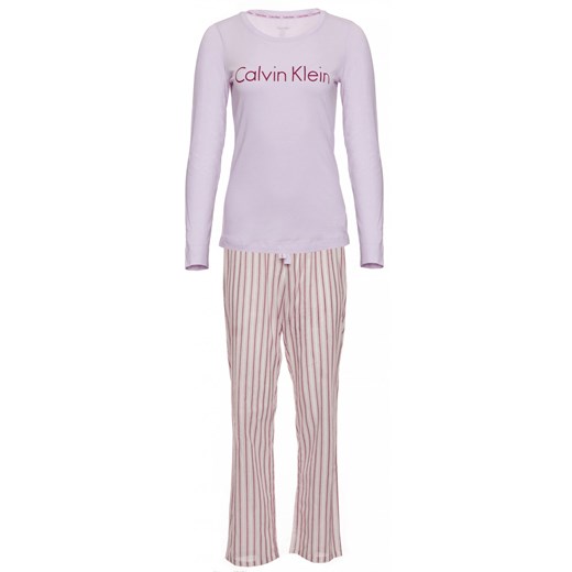 Calvin Klein piżama damska QS6350E L/S Pant Set S różowa # Darmowa dostawa na zakupy powyżej 269zł! Tylko do 10.06.2020!