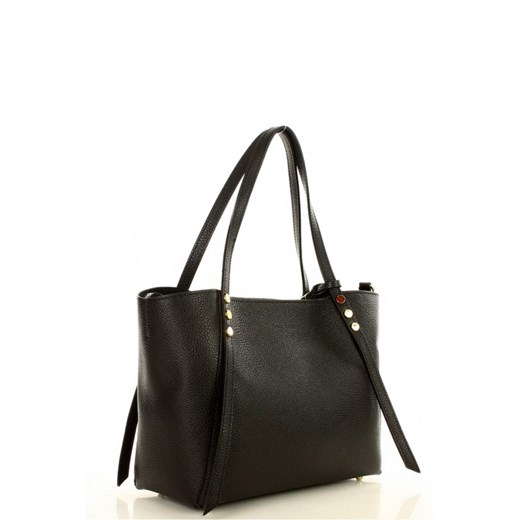 Torebka skórzana elegance kuferek handbag Marco Mazzini 371A Black Mazzini  One-size-fits-all Bomawika