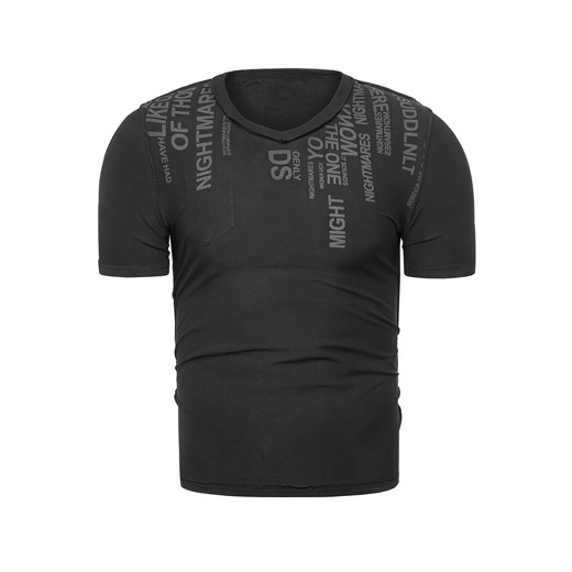 Wyprzedaż koszulka t-shirt tx107 - czarna