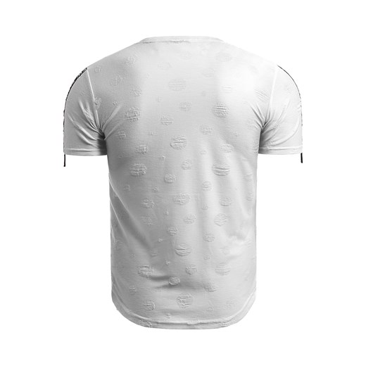 Wyprzedaż koszulka t-shirt HT1719 - biała Risardi  XL okazja  