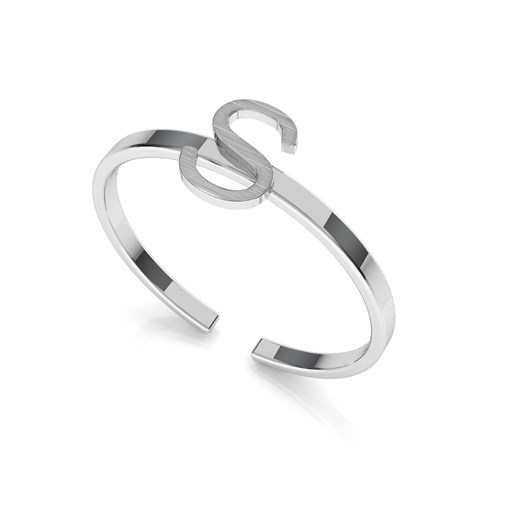 Srebrny pierścionek z literką My RING™, srebro 925 : Litera - C, Srebro - kolor Giorre GIORRE