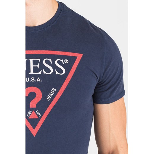 T-shirt męski Guess młodzieżowy z krótkim rękawem 