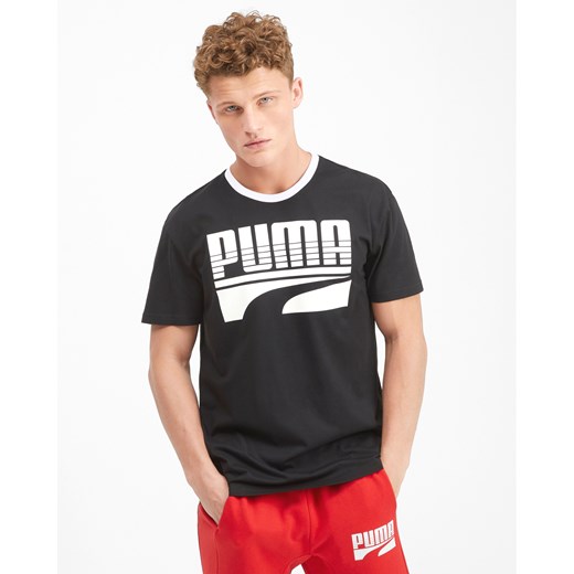 Puma Rebel Bold Koszulka Czarny Puma  L BIBLOO okazyjna cena 