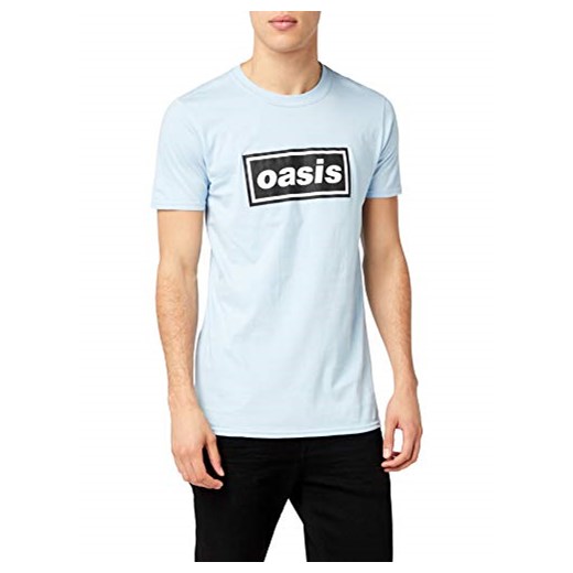 CID męski T-shirt Oasis – logo, kolor: szary
