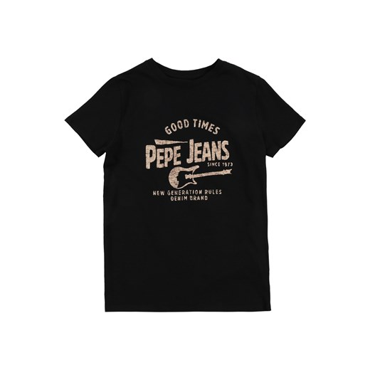 Czarny t-shirt chłopięce Pepe Jeans 