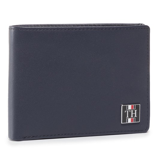 Duży Portfel Męski TOMMY HILFIGER - Plaque Pop Extra Cc And Coin AM0AM06014 0GY Tommy Hilfiger eobuwie.pl