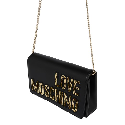 Kopertówka Love Moschino ze zdobieniami mała na ramię 