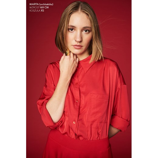 GENTLEWOMAN czerwona - koszula  Risk Made In Warsaw L promocja  